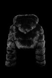 CROPPED HOODED FOX FUR