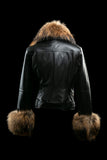 FUR LEATHER JACKET